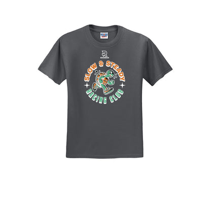 SLOW & STEADY RACING (White) - Short Sleeve 50/50 Tee
