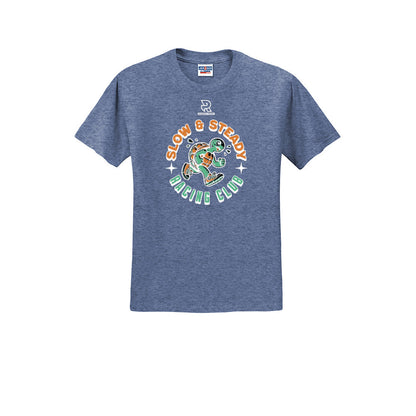 SLOW & STEADY RACING (White) - Short Sleeve 50/50 Tee