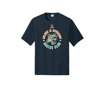 SLOW & STEADY RACING (White) - Short Sleeve Performance Tee