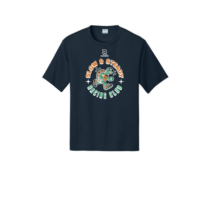 SLOW & STEADY RACING (White) - Short Sleeve Performance Tee