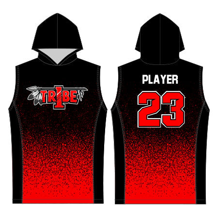 TRIBE Sleeveless Hooded Compression Top