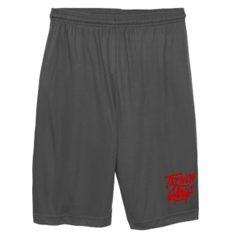 TRENCH GANG (Red) - Competitor Shorts