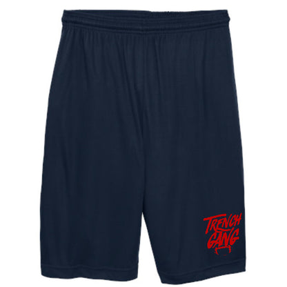 TRENCH GANG (Red) - Competitor Shorts