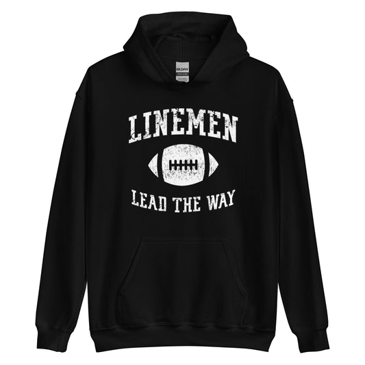 LINEMEN LEAD THE WAY - Tall Hoodie