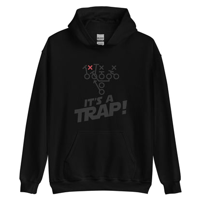 ITS A TRAP! (Black) - Heavyweight Hoodie