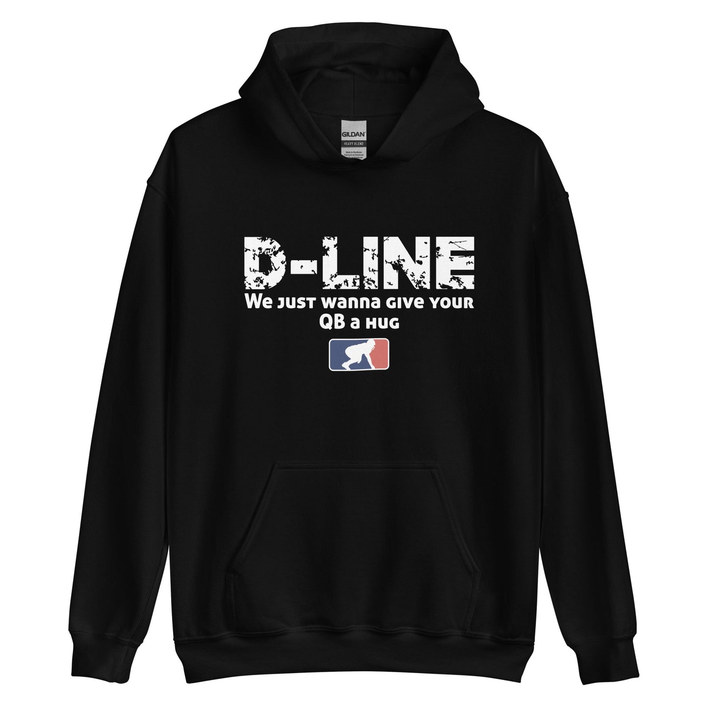 D-LINE QB HUGS - Heavyweight Hoodie