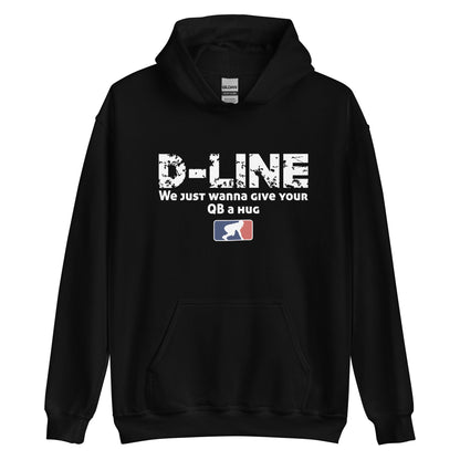 D-LINE QB HUGS - Heavyweight Hoodie