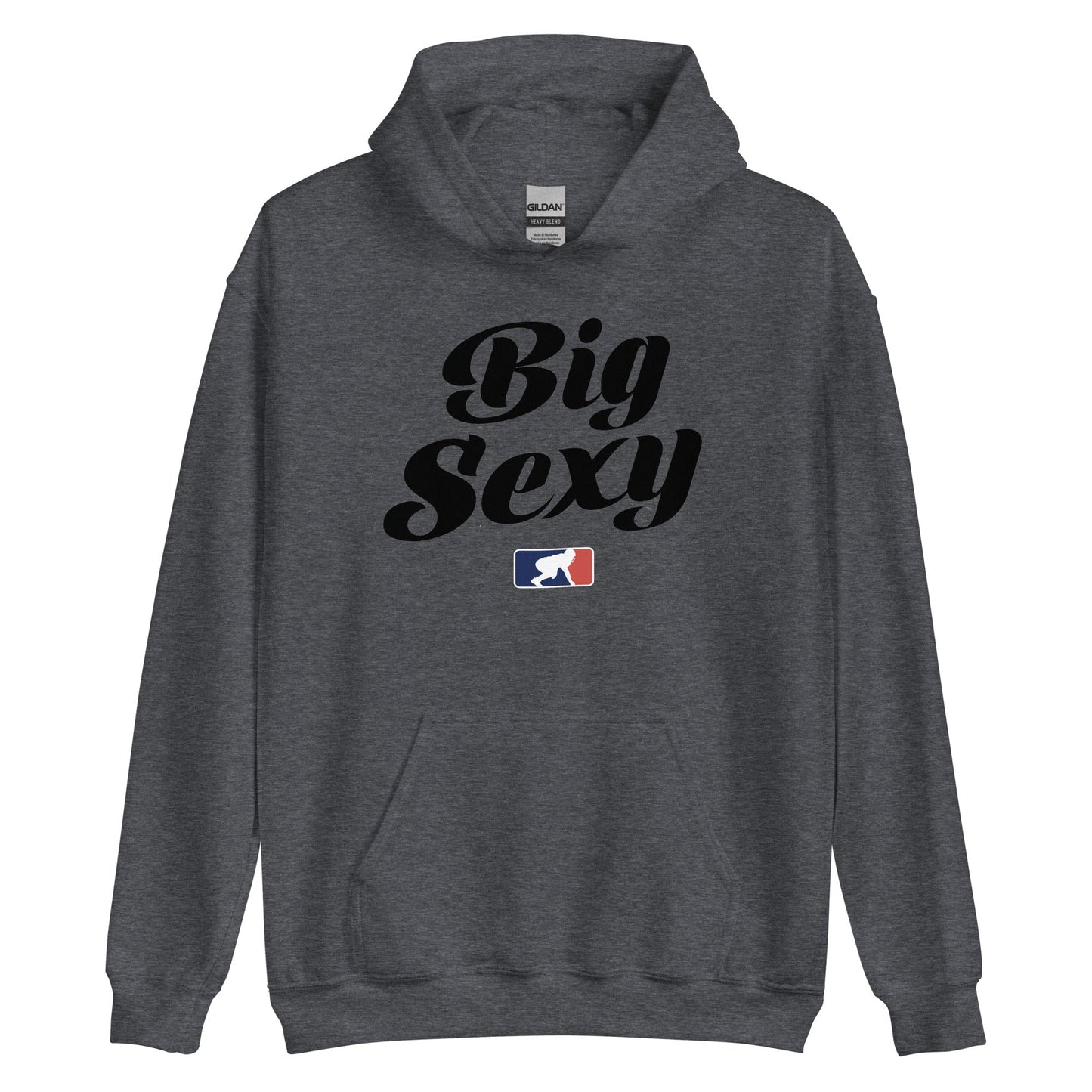 BIG SEXY (Black) - Tall Hoodie