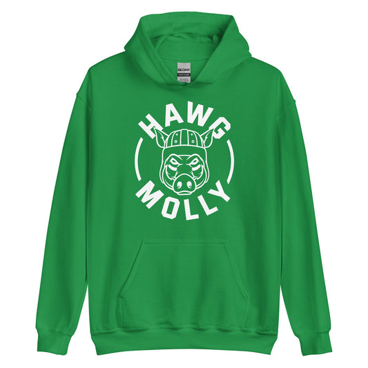 HAWG MOLLY (White) - Heavyweight Hoodie