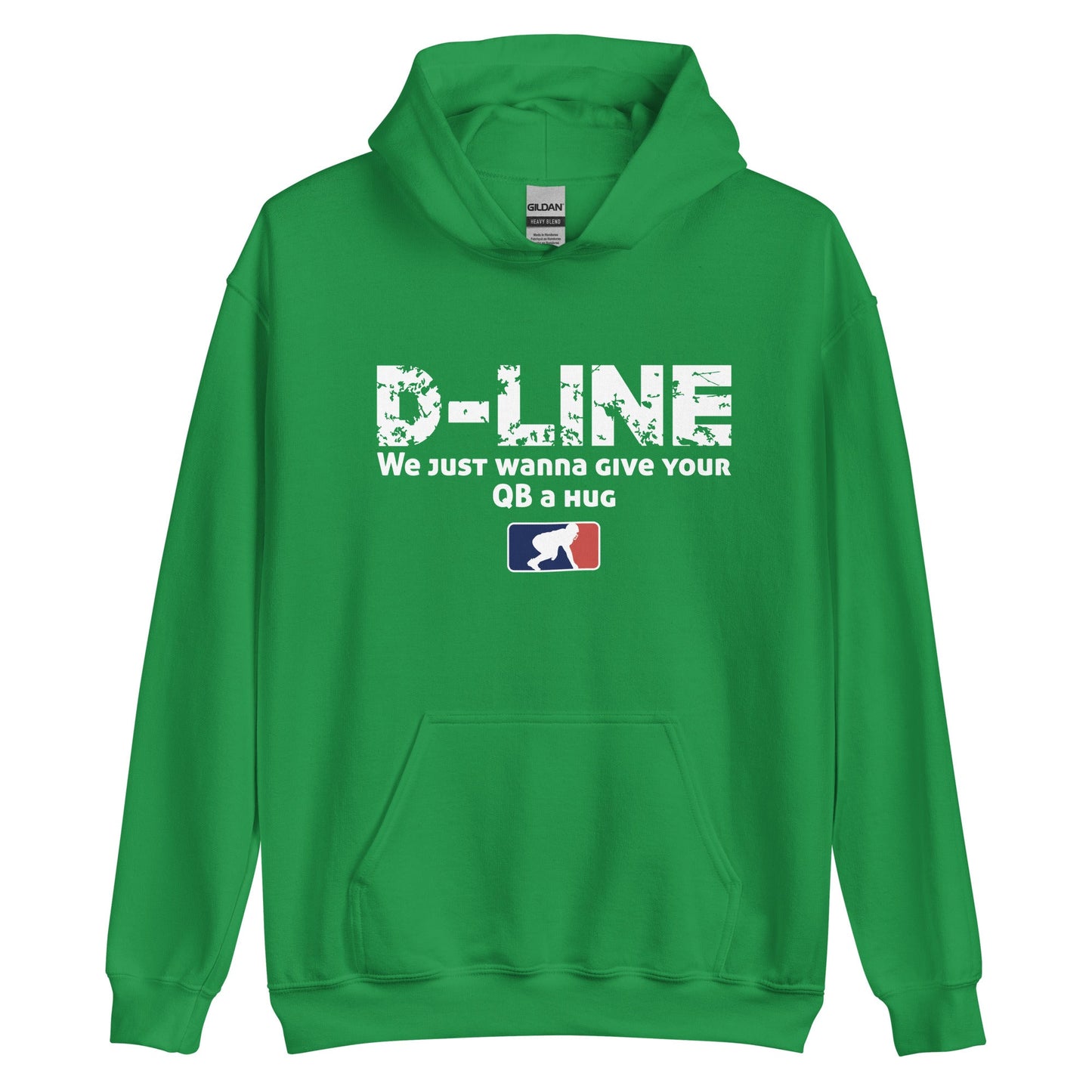 D-LINE QB HUGS - Heavyweight Hoodie
