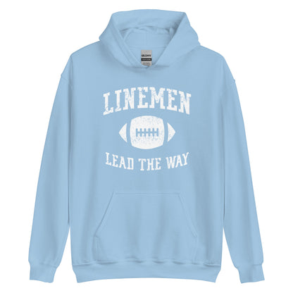 LINEMEN LEAD THE WAY - Heavyweight Hoodie