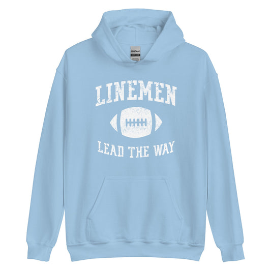 LINEMEN LEAD THE WAY - Heavyweight Hoodie