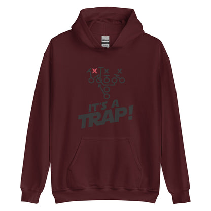 ITS A TRAP! (Black) - Heavyweight Hoodie