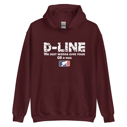 D-LINE QB HUGS - Tall Hoodie