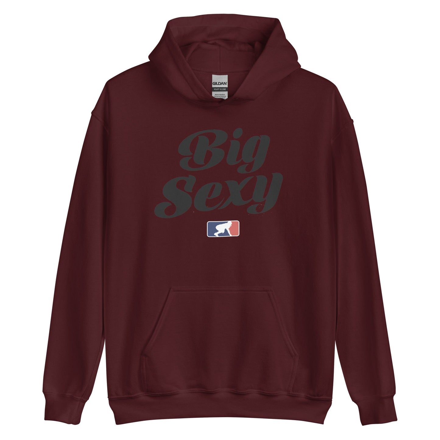 BIG SEXY (Black) - Tall Hoodie