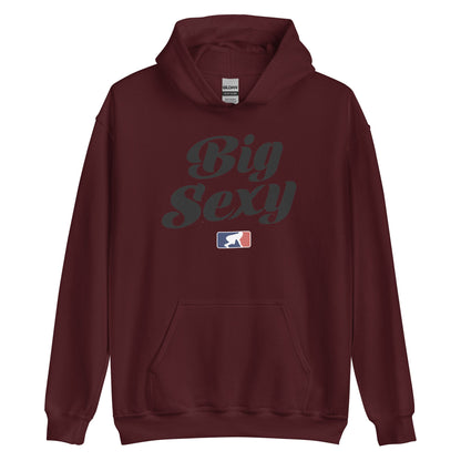 BIG SEXY (Black) - Tall Hoodie