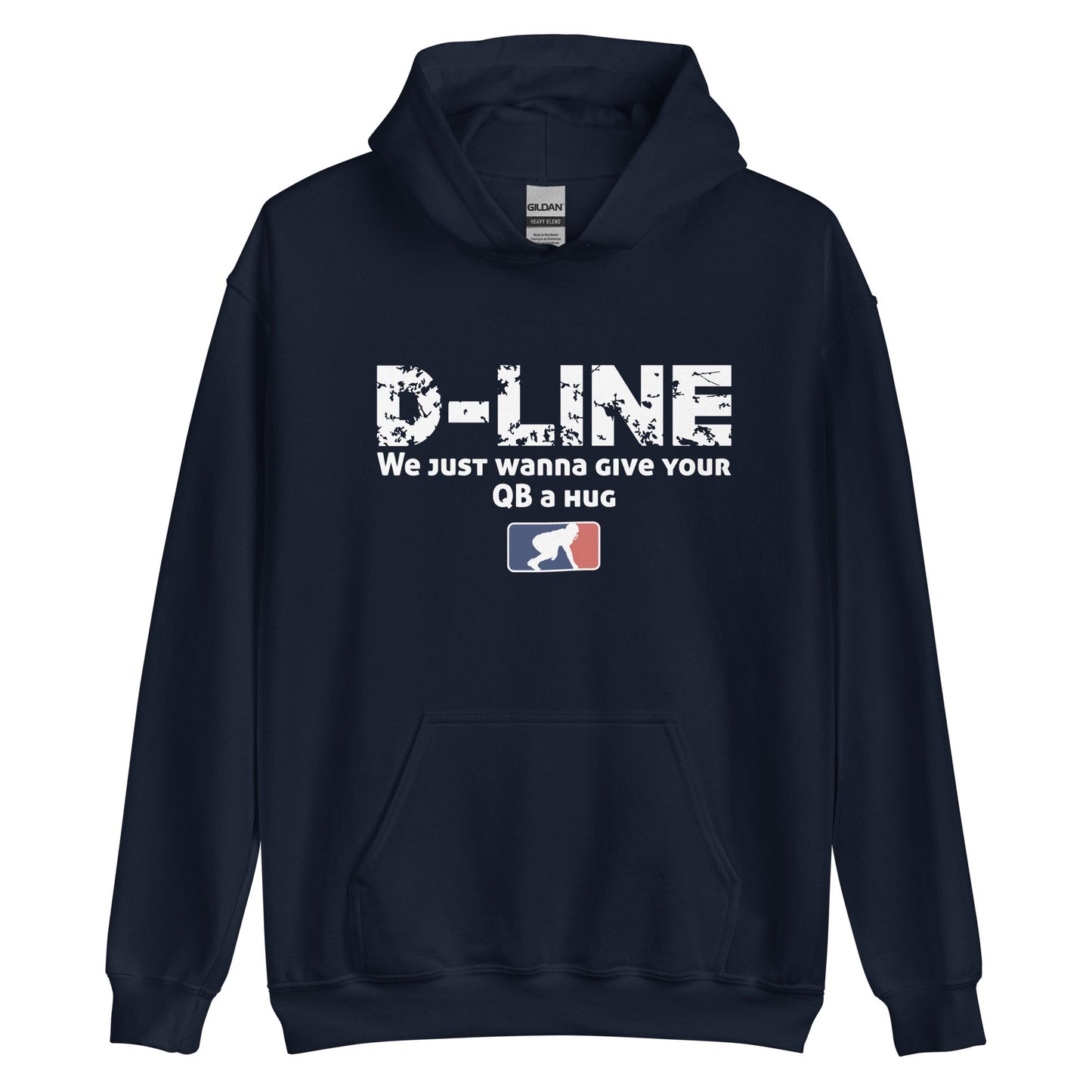 D-LINE QB HUGS - Heavyweight Hoodie
