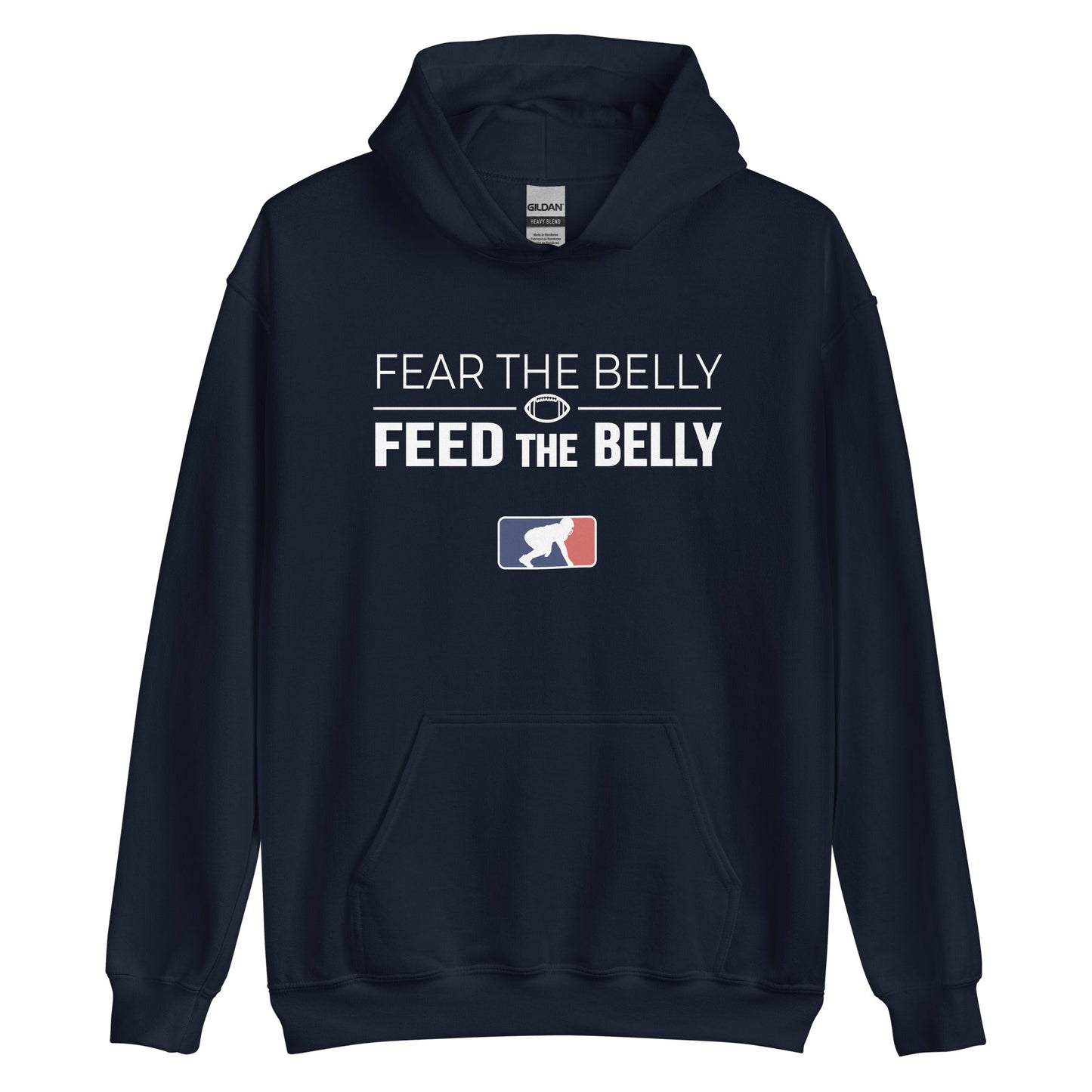 FEAR THE BELLY FEED THE BELLY - Tall Hoodie