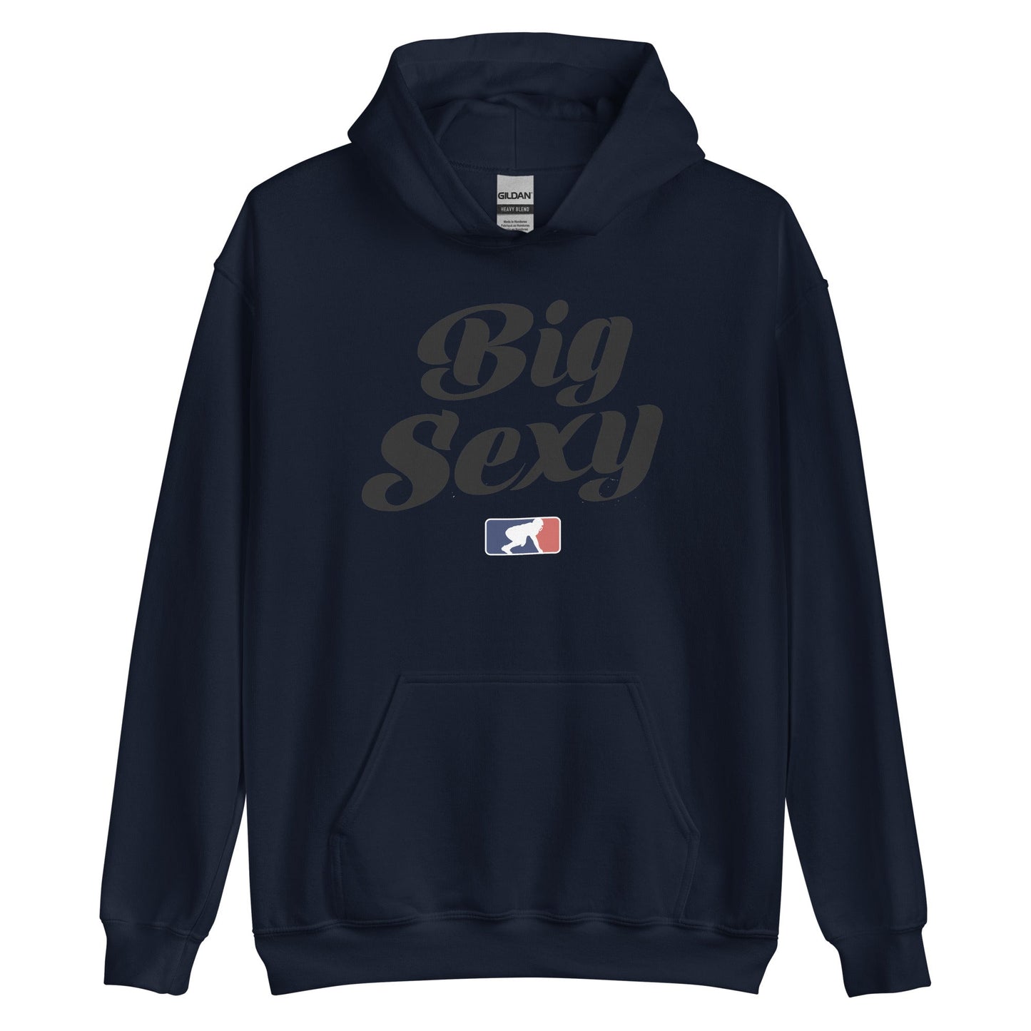 BIG SEXY (Black) - Heavyweight Hoodie