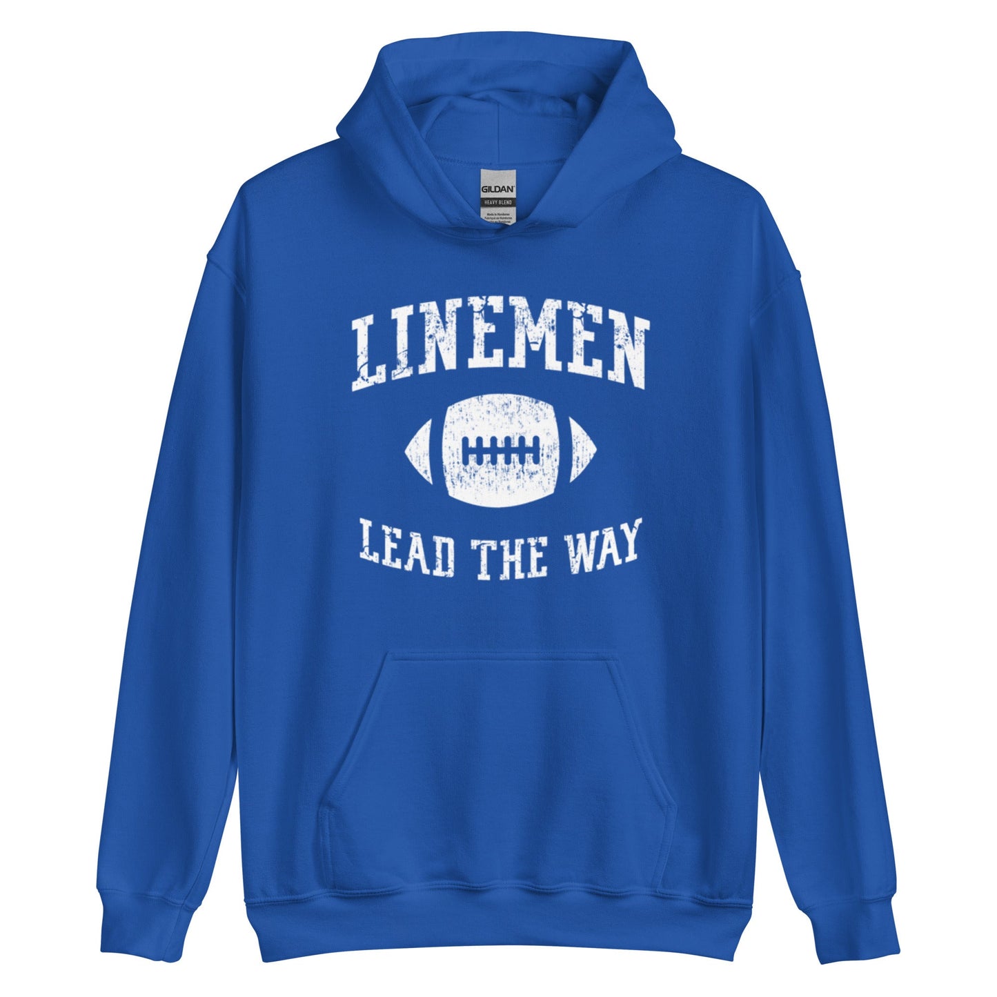 LINEMEN LEAD THE WAY - Heavyweight Hoodie