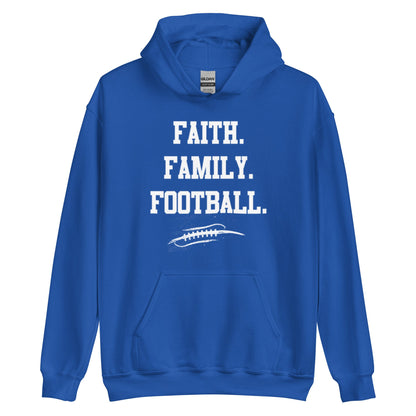 FAITH FAMILY FOOTBALL - Heavyweight Hoodie