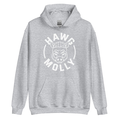 HAWG MOLLY (White) - Heavyweight Hoodie