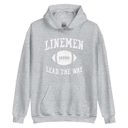 LINEMEN LEAD THE WAY - Heavyweight Hoodie