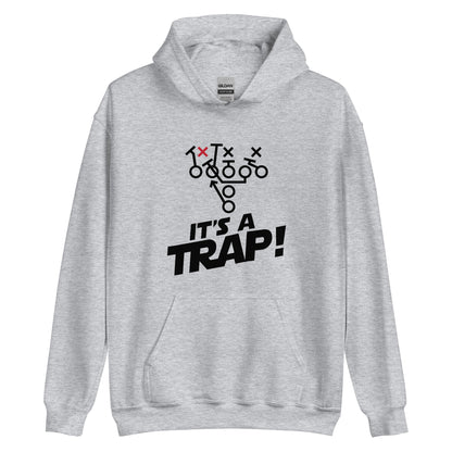 ITS A TRAP! (Black) - Heavyweight Hoodie