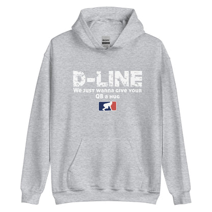 D-LINE QB HUGS - Heavyweight Hoodie