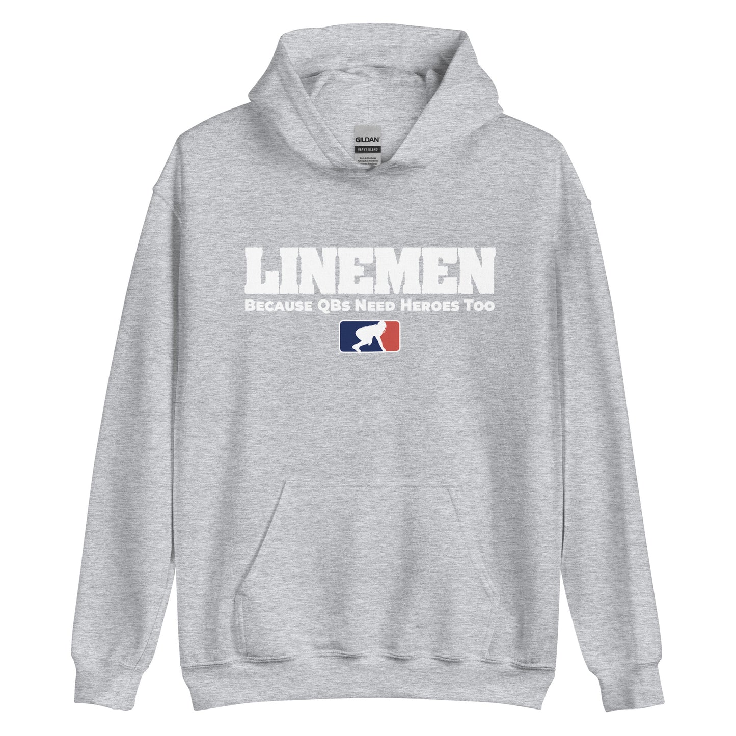 LINEMEN: A QBS HERO - Hoodie