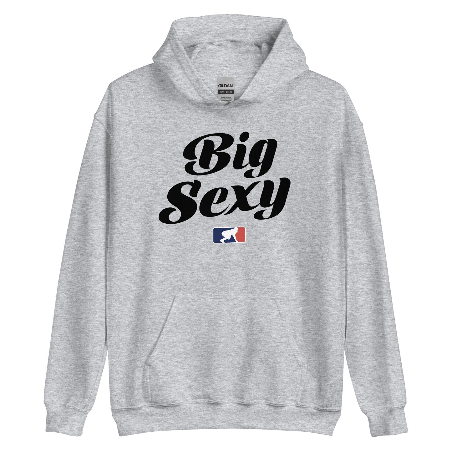 BIG SEXY (Black) - Heavyweight Hoodie