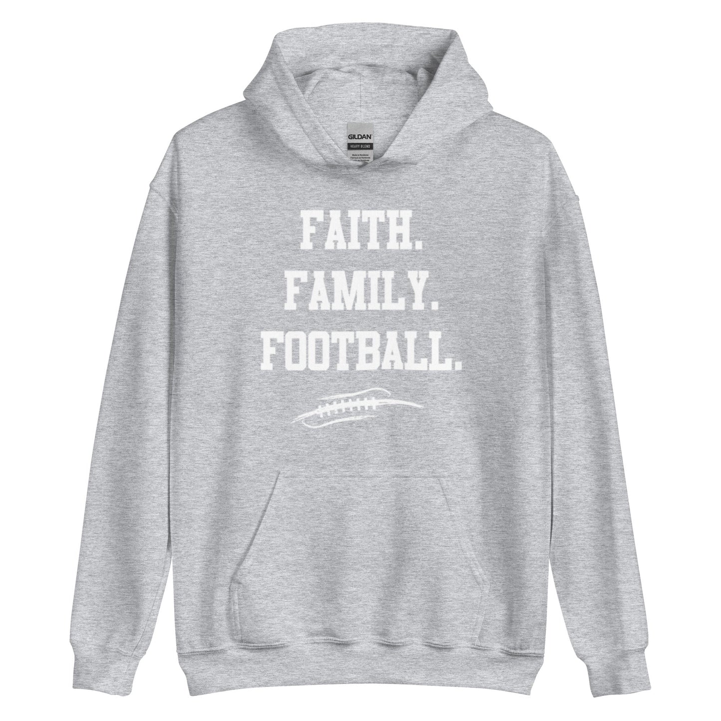 FAITH FAMILY FOOTBALL - Heavyweight Hoodie