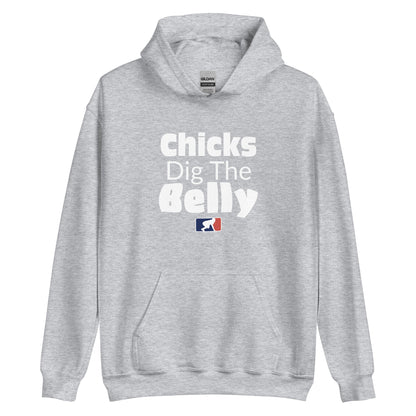 CHICKS DIG THE BELLY - Heavyweight Hoodie