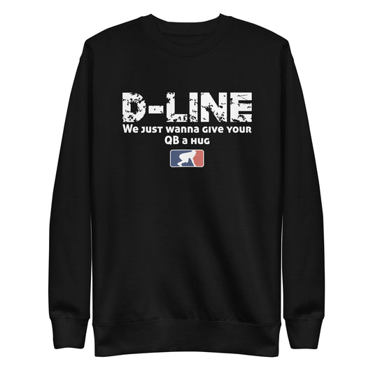 D-LINE QB HUGS - Crewneck