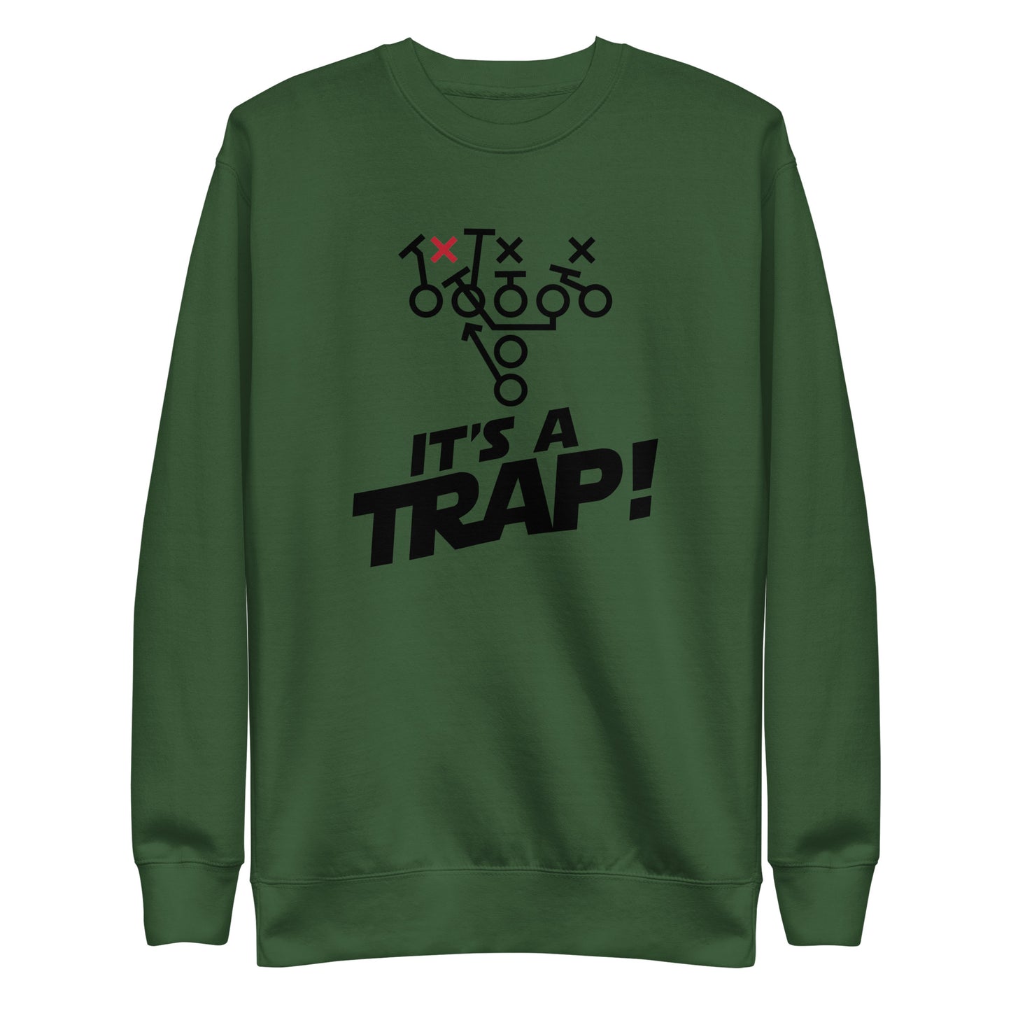 ITS A TRAP! (Black) - Crewneck