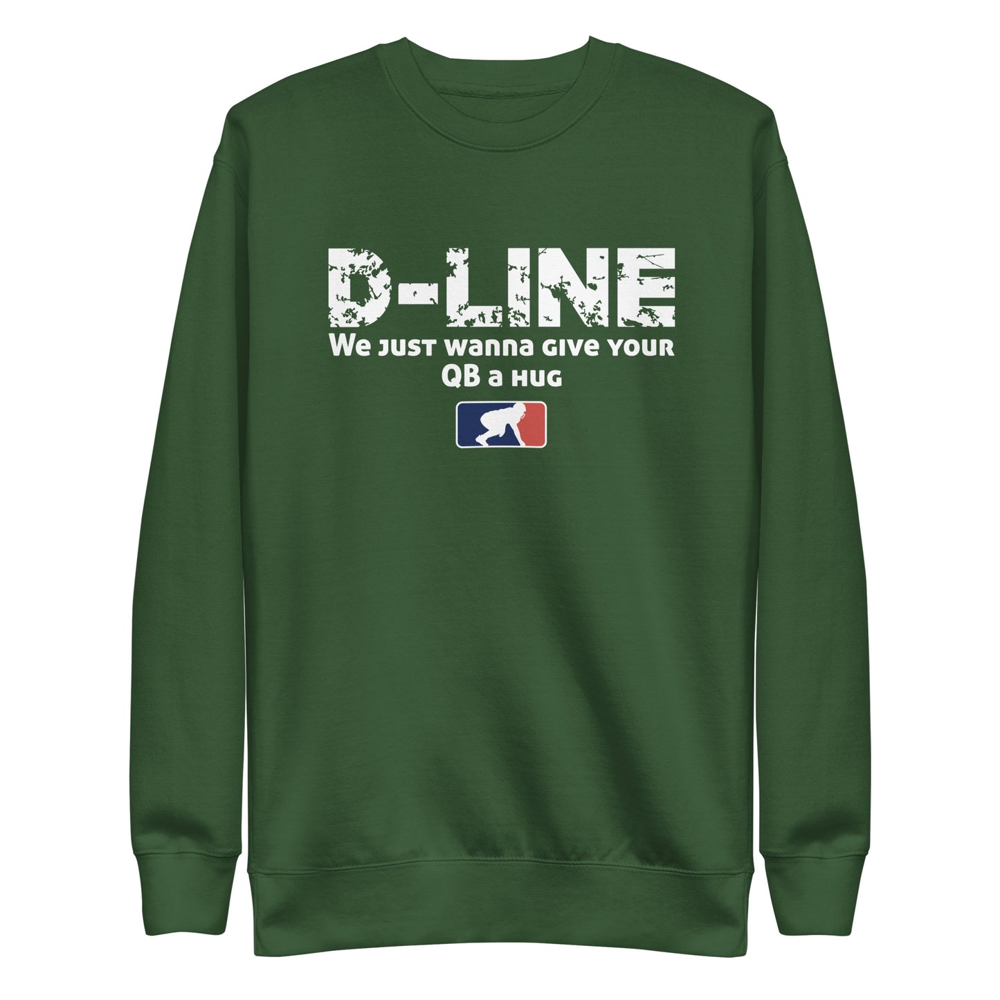D-LINE QB HUGS - Crewneck