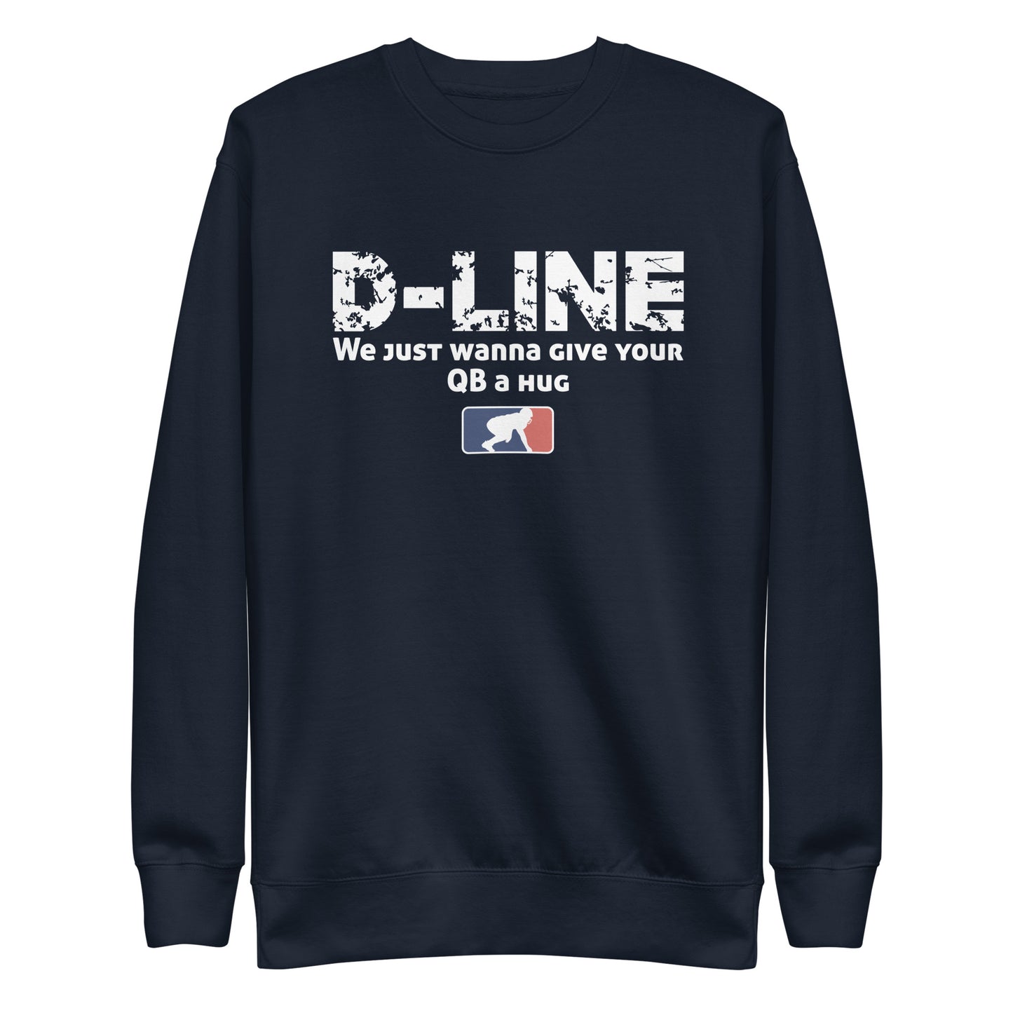 D-LINE QB HUGS - Crewneck