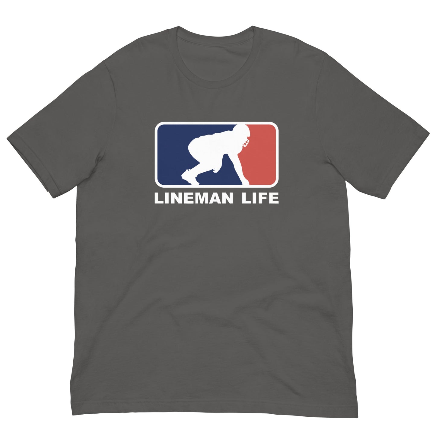 LINEMEN LIFE LOGO - Heavyweight T-Shirt