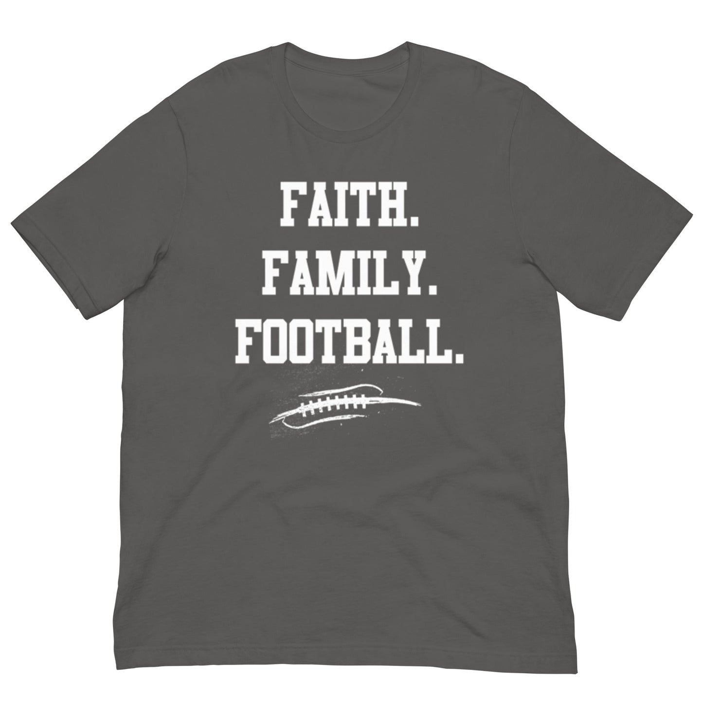 FAITH FAMILY FOOTBALL - Heavyweight T-Shirt