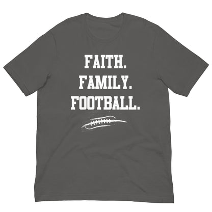 FAITH FAMILY FOOTBALL - Heavyweight T-Shirt