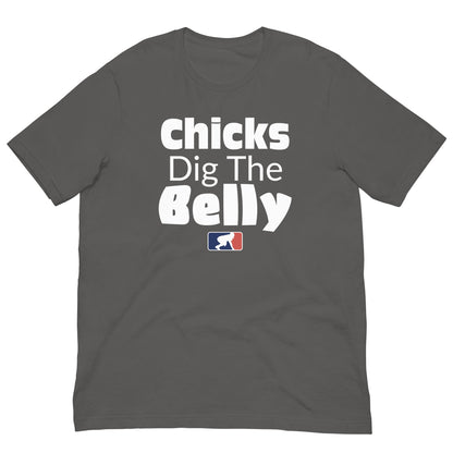 CHICKS DIG THE BELLY - Heavyweight T-Shirt