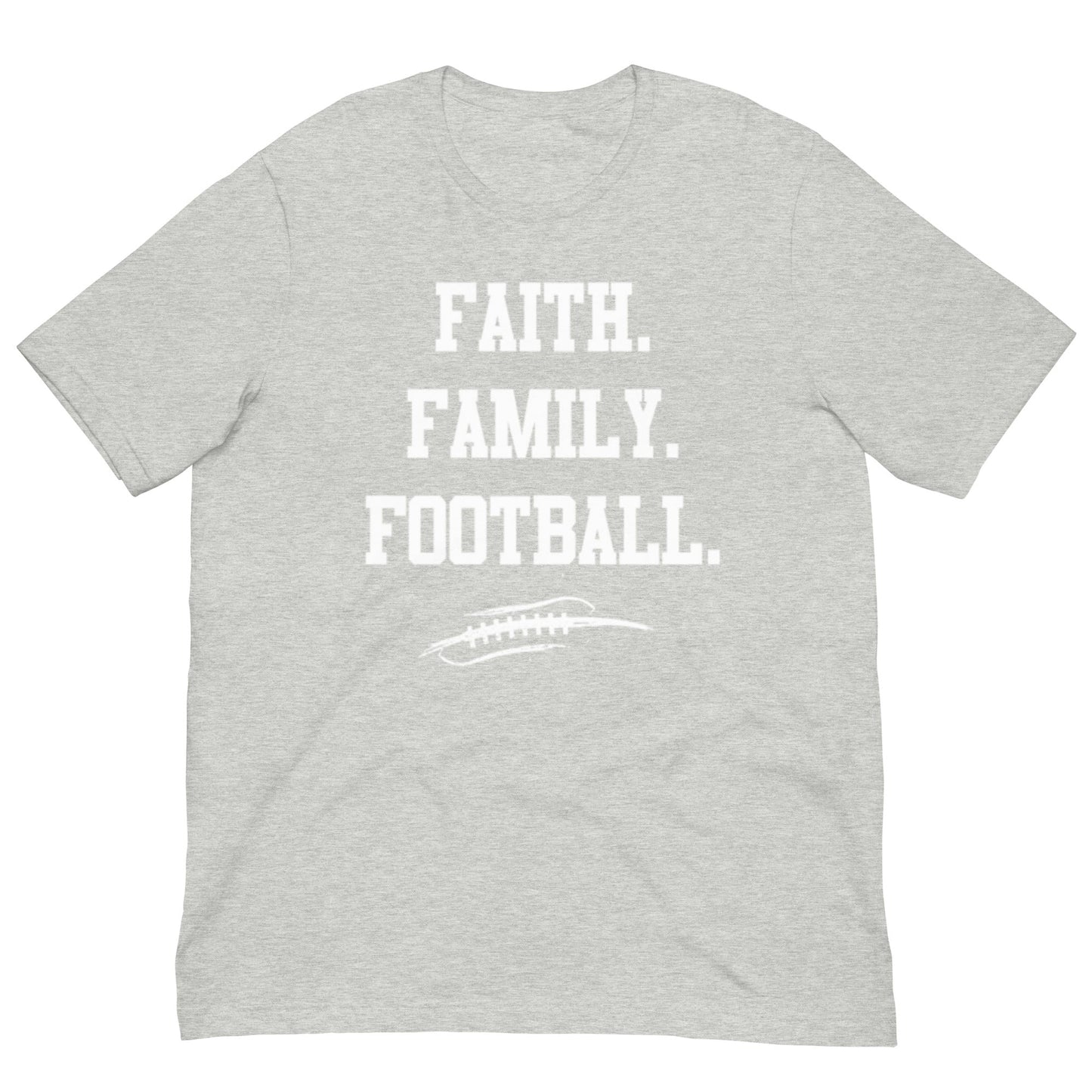 FAITH FAMILY FOOTBALL - Heavyweight T-Shirt