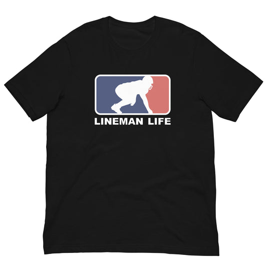 LINEMEN LIFE LOGO - Heavyweight T-Shirt