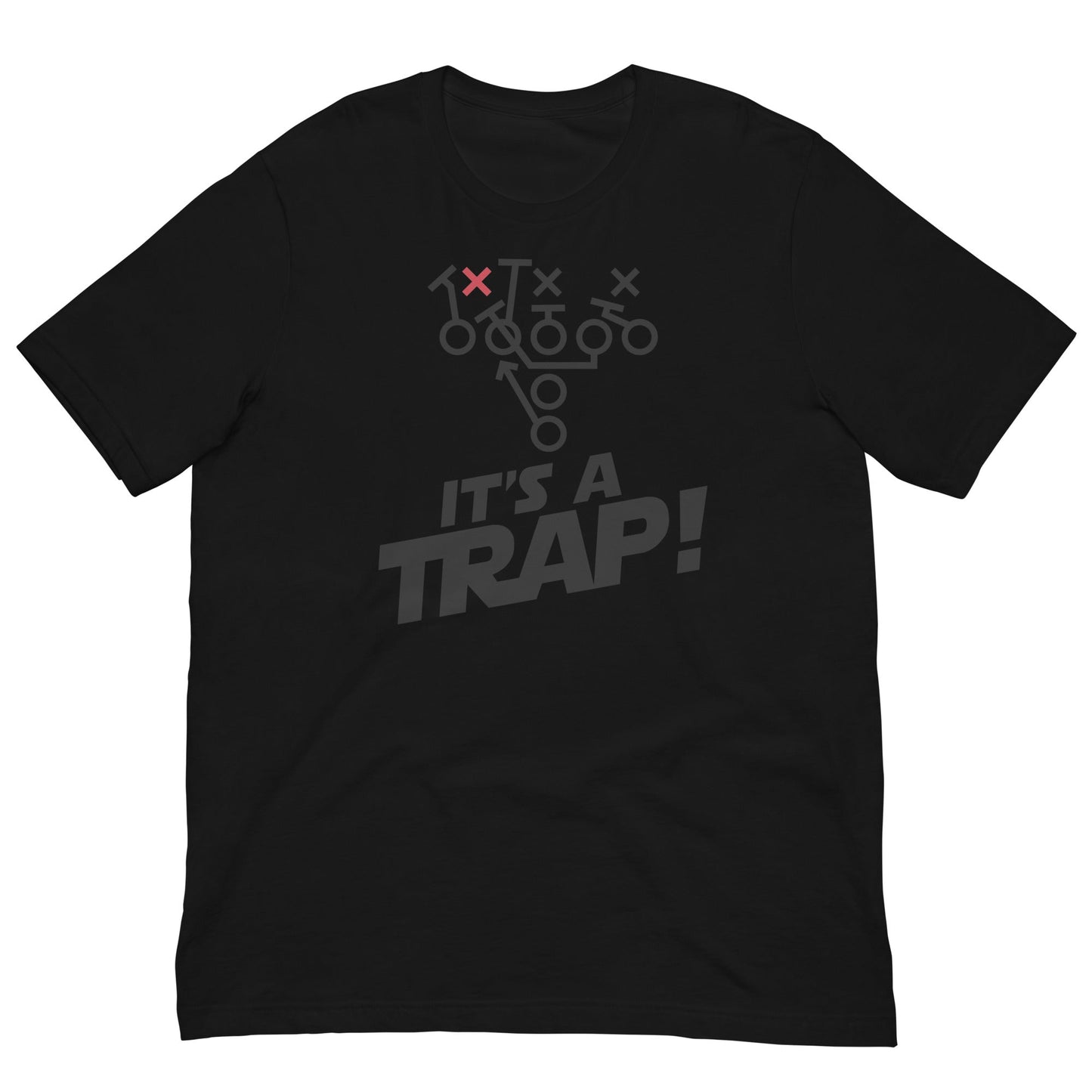ITS A TRAP! (Black) - Heavyweight T-Shirt