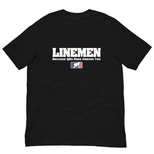 LINEMEN: QB HEROES - Youth T-Shirt
