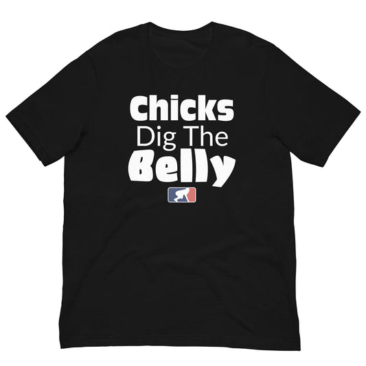 CHICKS DIG THE BELLY - Heavyweight T-Shirt