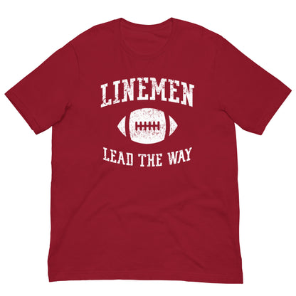 LINEMEN LEAD THE WAY - T-Shirt
