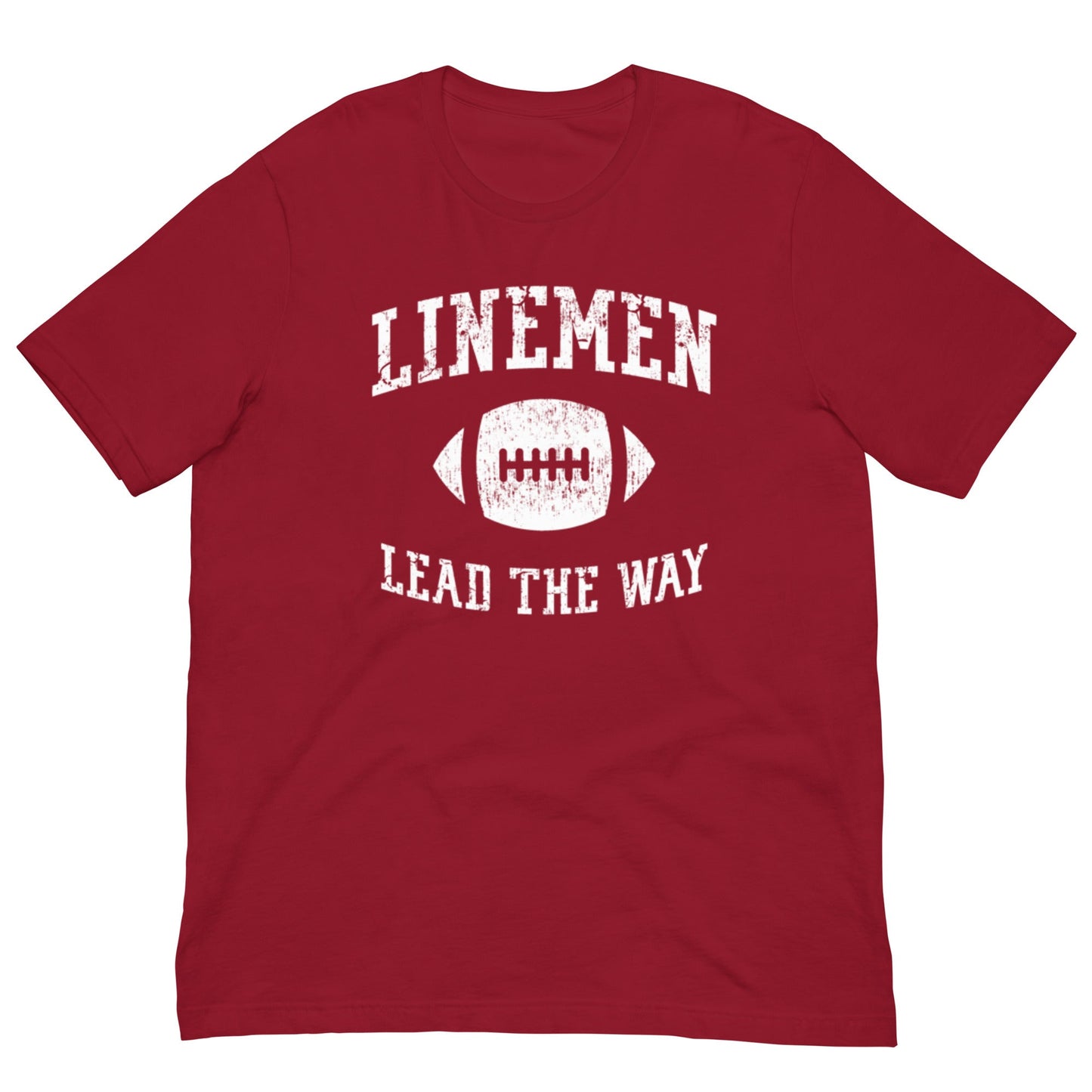 LINEMEN LEAD THE WAY - Heavyweight T-Shirt