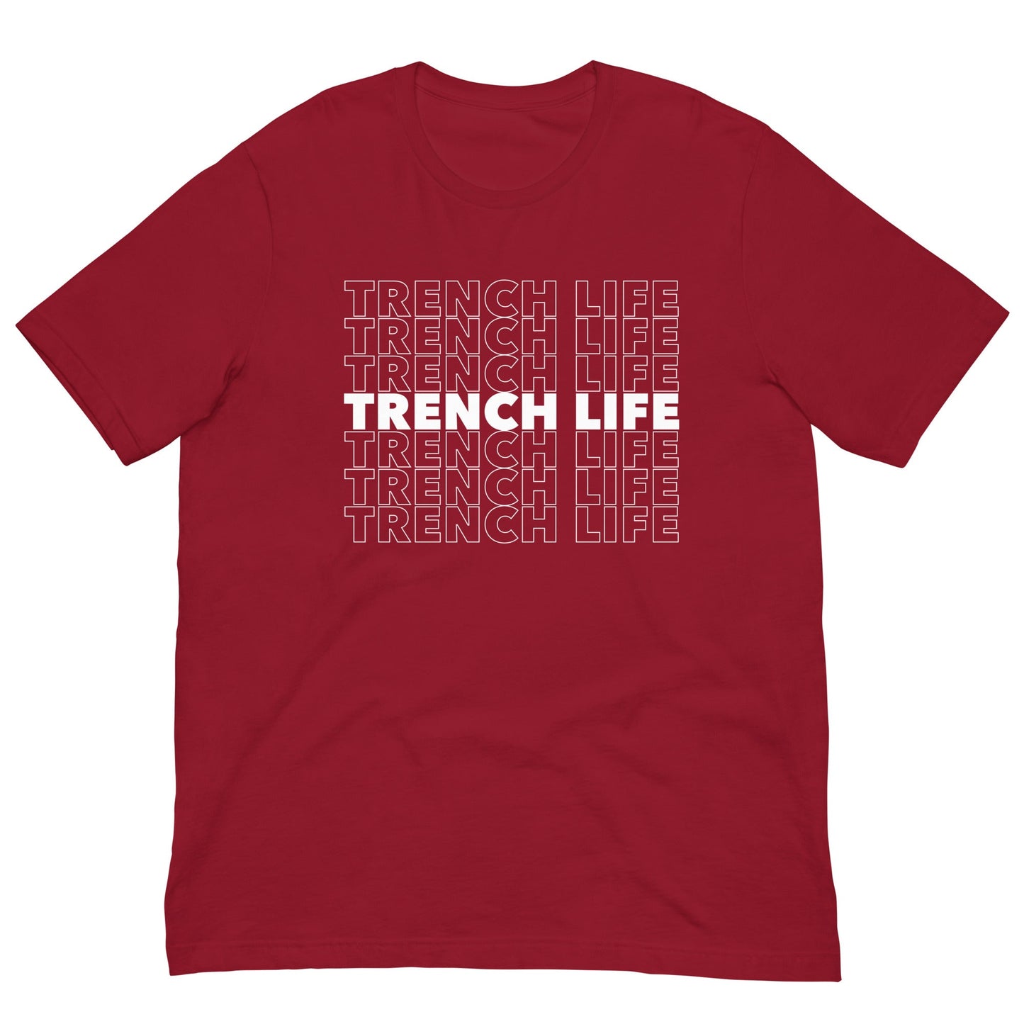TRENCH LIFE (White) - Youth T-Shirt