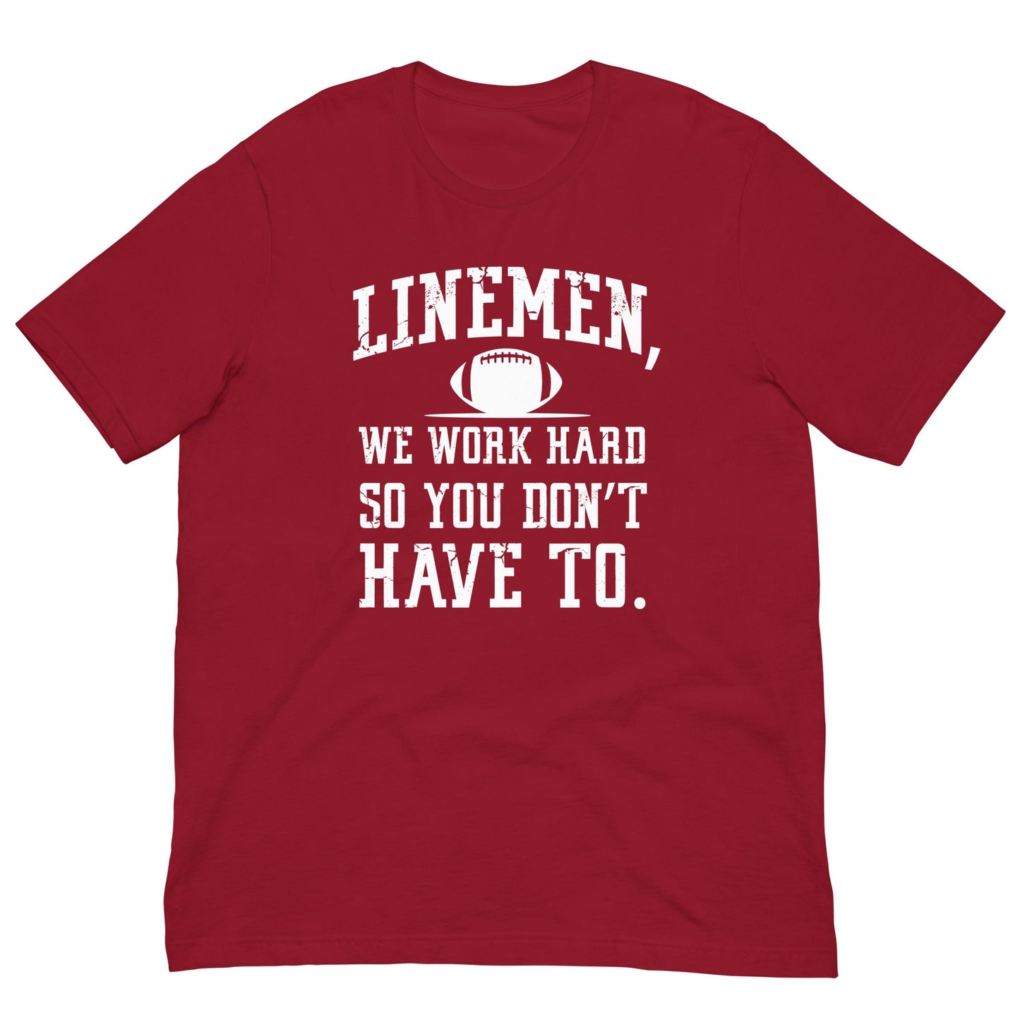 LINEMEN WORK HARD - Heavyweight T-Shirt